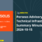 Perseus Advisory Group 2 Summary Minutes