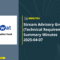 Stream Advisory Group 2 (Technical Requirements) April Meeting Summary