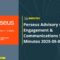 Perseus Advisory Group 4 (Engagement & Communications) Summary Minutes May