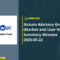 Stream Advisory Group 1 (Market and User Needs) May Meeting Summary