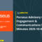 Perseus Advisory Group 4 (Engagement & Comms) Summary Minutes October