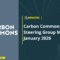 Carbon Commons Steering Group January 2026 Minutes