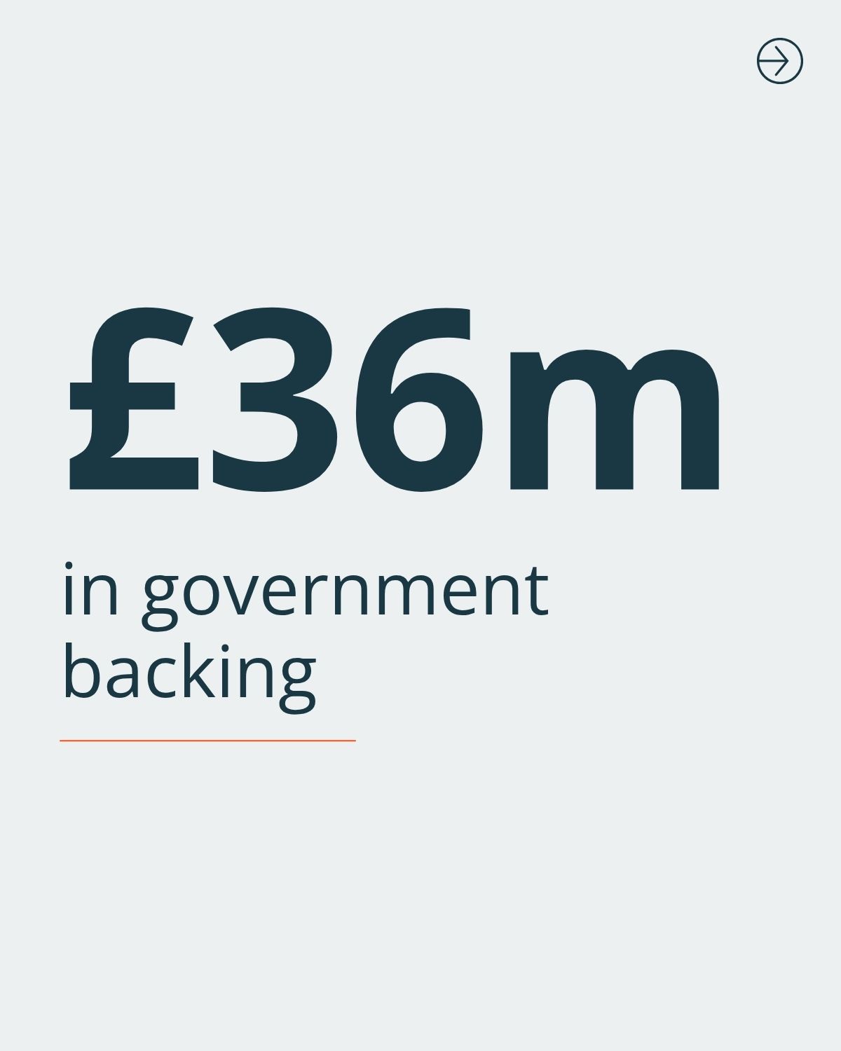 £36m in government backing
